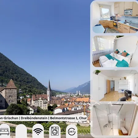 Solution-grischun - Berninaexpress - Staedterip - Atemberaubende Aussicht Homestay Chur